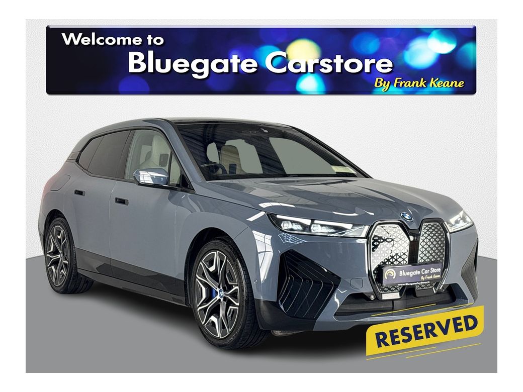 Image for 2022 BMW iX XDRIVE40 M SPORT**BOWERS & WILKINS SOUND SYSTEM**PANORAMIC GLASS ROOF**ELECTRIC HEATED MEMORY/MASSAGE SEATS**CREAM LEATHER INTERIOR**ELECTRIC TAILGATE**22"DIAMOND CUT ALLOYS**FINANCE ARRANGED**