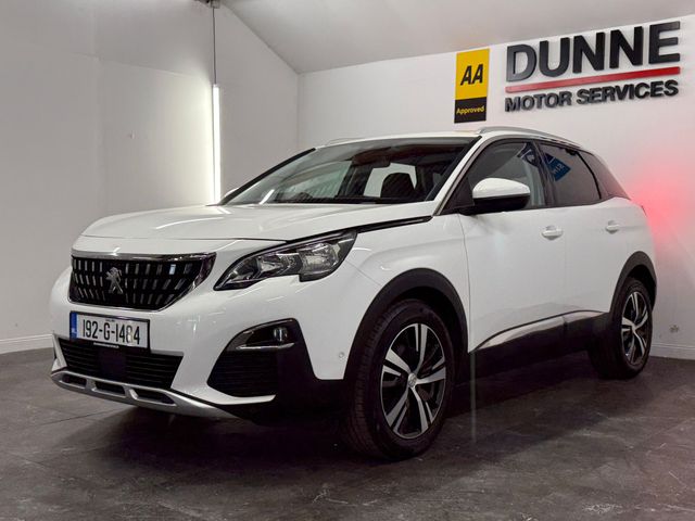 Image for 2019 Peugeot 3008 **ALLURE MODEL**18" DIAMOND CUT ALLOYS**BLIND SPOT WARNING**LANE ASSIST**SAT NAV**APPLE/ANDROID CARPLAY**REVERSE CAMERA**FRONT AND REAR PARKING SENSORS**WIRELESS PHONE CHARGING**LED HEADLAMPS**