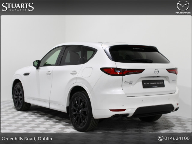 Image for 2023 Mazda CX-60 @MAZDA SOUTH DUBLIN, 3.3 D 254hp AWD *JUST LISTED*HIGH SPEC* HOMURA PLUS*DRIVERS ASSISTANCE PACK, CONVENIENCE PACK AND PANORAMIC SUNROOF, ARTIC WHITE WITH BLACK LEATHER , RADAR CRUISE WITH MAZDA PILOT
