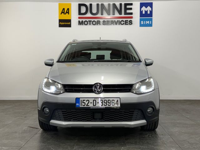 Image for 2015 Volkswagen Polo **CROSS MODEL**AUTO**17"DIAMOND CUT ALLOYS**XENON HEADLIGHTS**LED DAYTIME RUNNING LIGHTS**ADPTIVE CRUISE CONTROL**PERFORATED LEATHER MULTIFUNCTION STEERING WHEEL**PADEL SHIFT**