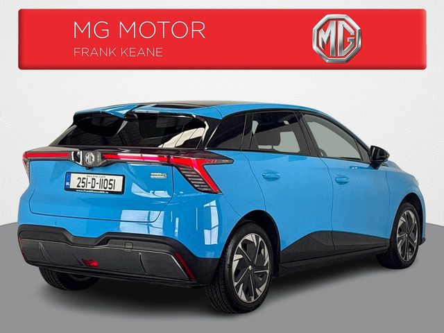 Image for 2025 MG MG4 ELECTRIC LR - EXCLUSIVE- 64KWH LR**DIGITAL DASH**MULTIFUNCTIONAL STEERING WHEEL**APPLE CARPLAY ANDROID AUTO**REVERSE CAMERA**KEYLESS START**HEATED HALF LEATHER INTERIOR**FINANCE ARRANGED**