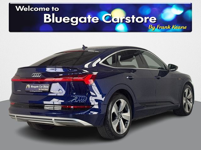 Image for 2022 Audi e-tron S LINE 55 QUATTRO SPORTBACK **NEW 22 INCH ALLOYS**REVERSE CAMERA**FRONT AND REAR PARKING SENSORS**ELECTRONIC HANDBRAKE**APPLE CARPLAY**ANDROID AUTO**FRONT HEATED SEATS**BLACK LEATHER INTERIOR**