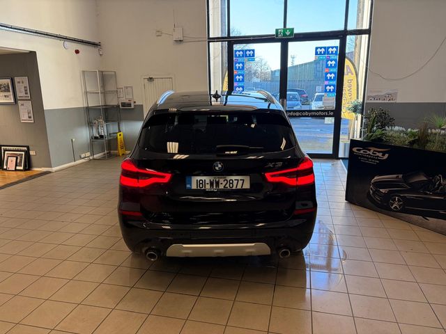 Image for 2018 BMW X3 2.0 XLINE 5DR AUTO, NCT 2028 Full Leather, Reverse Cam, Sat Nav, Heated Seats, Parking Sensors, Cruise Control, MFSW, Dual Climate Control, Alloy Wheels, Bluetooth, Full Electrics, and more.