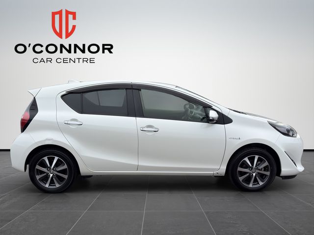 Image for 2018 Toyota Aqua "White, wise and wickedly efficient — the hybrid that makes every mile feel easy"