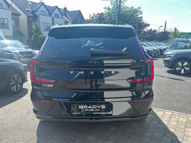 Image for 2026 Volvo EX90 EX90 Single Motor Plus--Integrated booster cushion, Tinted rear windows, 22" 5-spoke glossy black diamond cut--From €895 p/m