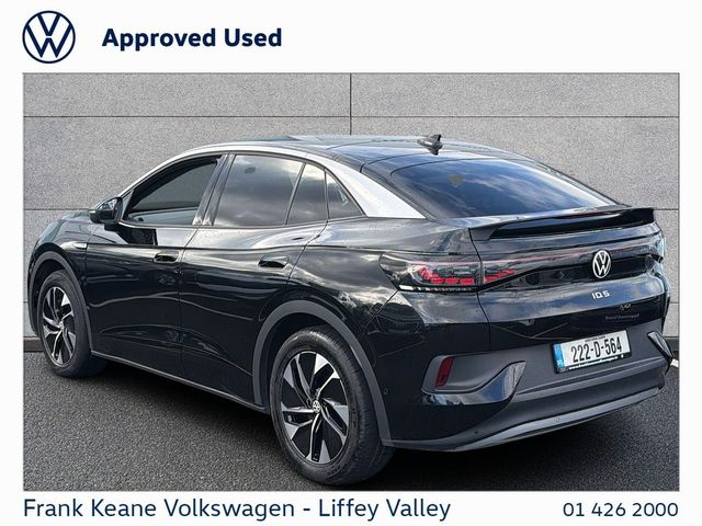 Image for 2022 Volkswagen ID.5 77KWH TECH 174HP *HIGHEST SPEC* *PANORAMIC GLASS ROOF* *ELECTRIC SEATS* *ELECTRIC TAILGATE* *360 CAMERA**PCP FINANCE AVAILABLE* *IQ HEADLIGHTS* *PRIVACY GLASS* *ART VELOUR SEATS* *PARKING CAMERA* *BAT