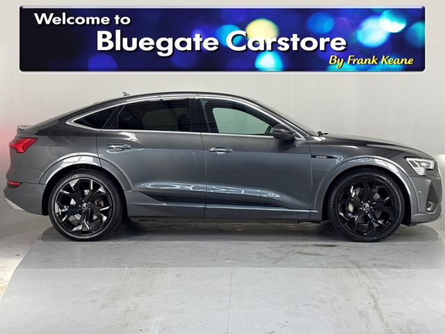 Image for 2022 Audi e-tron S LINE 55 QUATTRO**NEW 22" BLACK ALLOYS**HEATED LEATHER**DIGITAL DASH**TOUCHSCREEN MEDIA**APPLE CAR PLAY**DUAL CLIMATE**DRIVE MODES**MULTIFUNCTIONAL STEERING WHEEL**CRUISE CONTROL**REVERSE CAMERA**