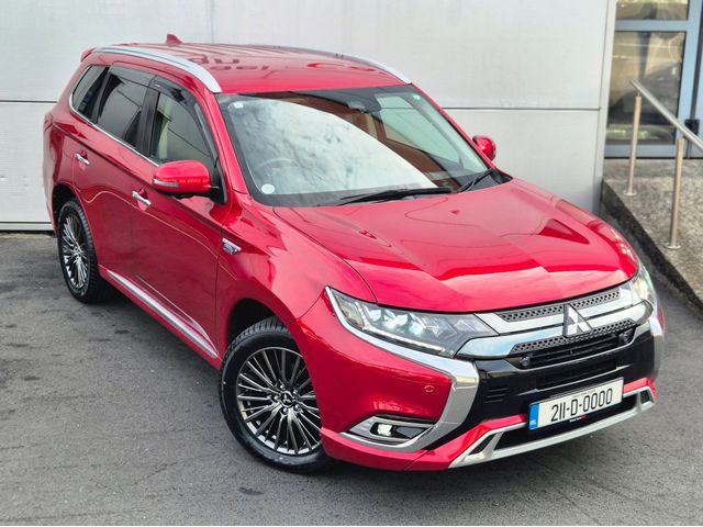 Image for 2021 Mitsubishi Outlander PHEV G 2.4 Petrol Auto 4WD, Privacy, CarPlay, Camera, 1/2 Leather, Heated Seats & Steering Wheel, 18" Alloys, Electric Tailgate- First Reg in 2021 - Trade in Price €26, 888