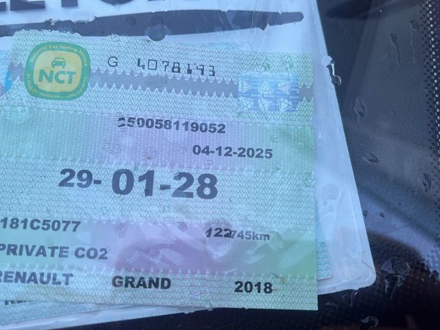 Image for 2018 Renault Grand Scenic 7 Seater 1.5D TOP SPEC 2 Year NCT - Immaculate condition