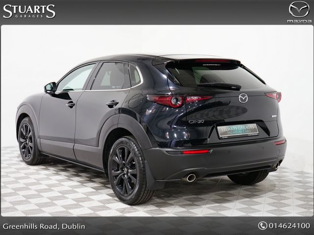 Image for 2022 Mazda CX-30 M Hybrid (122PS) HOMURA 2.0 PETROL* KEYLESS, HEADS UP, NAV, TRAFFIC SIGN RECOGNITION, REAR CAMERA, ADAP CRUISE, LANE DEPARTURE, HEATED SEATS, DUAL CLIMATE, BLIND SPOT DETECTION, PRIVACY 