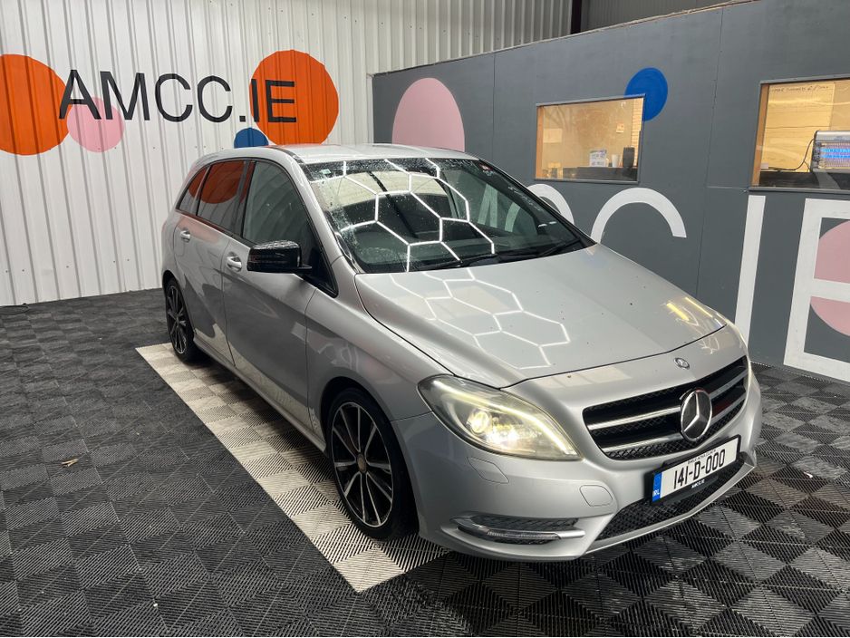 Image for 2014 Mercedes-Benz B Class €10950 2014 MERCEDES-BENZ B180 BEFI SPORT NIGHT PACKAGE 1.6 AUTOMATIC / CRUISE CONTROL / REVERSE CAMERA / HEATED SEATS / PADDLE SHIFTERS AND MORE