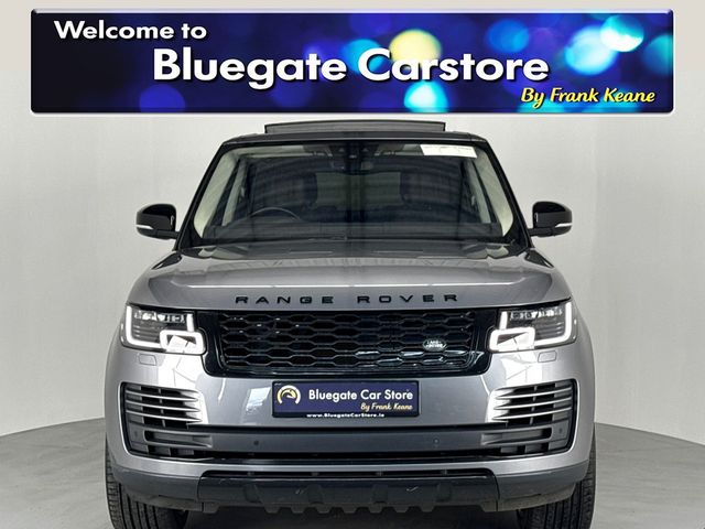 Image for 2021 Land Rover Range Rover PHEV VOGUE*PANORAMIC ROOF*NEW 22"ALLOYS*BLACK LEATHER INTERIOR*ELECTRIC HEATED FRONT SEATS*REAR ELECTRIC SEATS*REAR TV SCREEN*REVERSE CAMERA*MERIDAN SOUND SYSTEM*APPLECARPLAY*ELECTRIC TAILGATE*NEW NCT