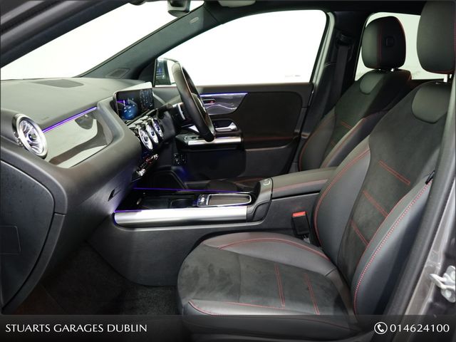 Image for 2025 Mercedes-Benz GLA Class GLA 250e AMG LINE EXECUTIVE: FINISHED IN MOUNTAIN GREY METALLIC BLACK WITH BLACK ARTICO LEATHER INTERIOR AND SUEDE INTERIOR, KEYLESS ENTRY, POWERED BOOT