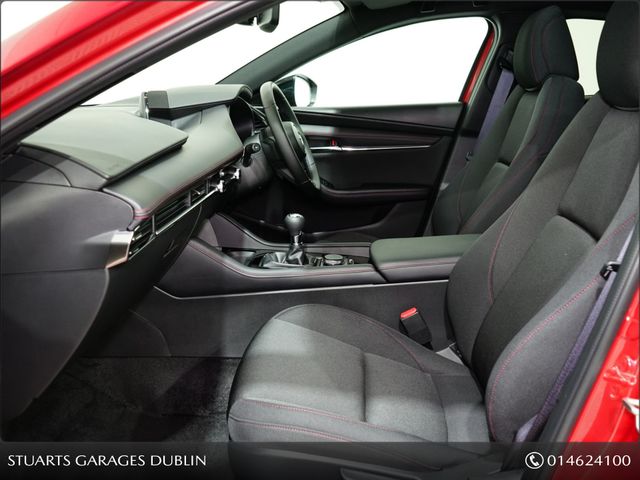 Image for 2026 Mazda Mazda3 E Skyactiv G 140PS 6MT HOMURA*PRE REG SPECIAL*SAVE €4, 460 OFF NEW*@ MAZDA SOUTH DUBLIN, *AVAILABLE FOR IMMEDIETE DELIVERY*KEYLESS, HEADS UP, NAV, TRAFFIC SIGN RECOGNITION, REAR CAMERA, ADA