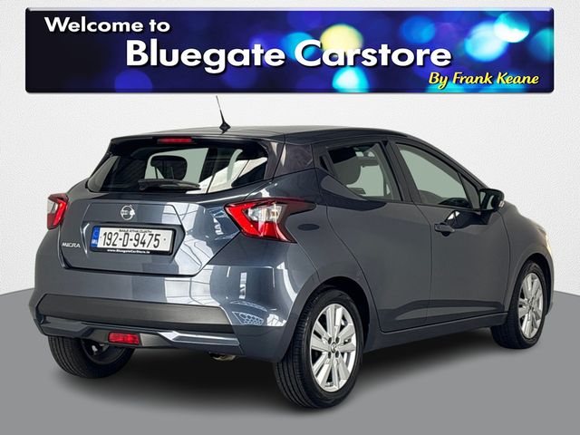 Image for 2019 Nissan Micra 1.0 SV*SEMI DIGITAL DASH**MULTIFUNCTIONAL STEERING WHEEL**TOUCH SCREEN MEDIA DISPLAY**BLUETOOTH**AIR CONDITIONING**BLACK CLOTH INTERIOR**FINANCE ARRANGED**16"ALLOYS**