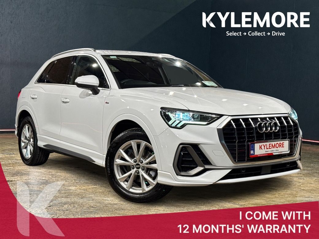Image for 2021 Audi Q3 1.5 TFSI S-LINE - HALF BLACK LEATHER - FACTORY ALLOYS - CRUISE CONTROL - HEATING / AC CONTROLS - 