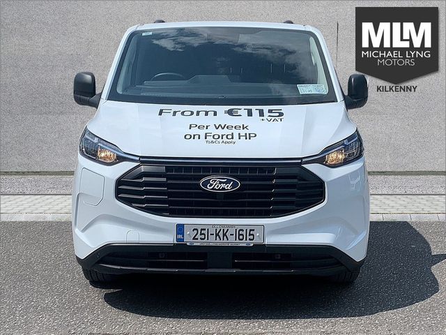 Image for 2025 Ford Transit Custom 320 PHEV SWB (V), Price Ex VAT, *Spare wheel, fixed towbar, Load area protection Kit, Seat Pack k4a*