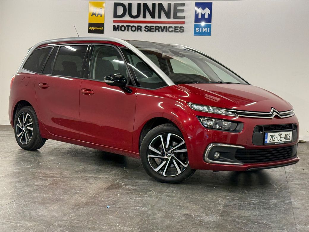 Image for 2021 Citroen C4 SpaceTourer ** FLAIR**SPACE TOURER FLAIR BLUEHDI**7 SEATS **HALF LEATHER**DIGITAL DASH **TOUCH SCREERN RADIO **MULTI FUNCTION STEERING WHEEL **CRUISE CONTROL **MESSAGE SEATS **SAT NAV **REVERSING CAMERA **
