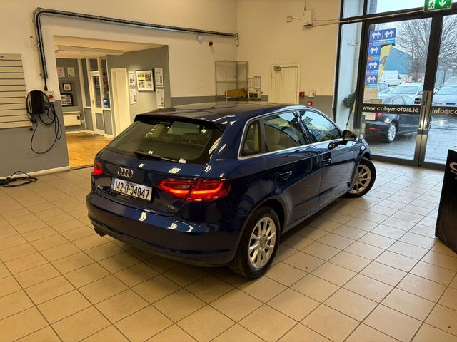 Image for 2014 Audi A3 1.4 Auto TFSI Hatchback. New NCT done before collection, Full Leather, Heated Seats, Panoramic Roof, Dual Climate Control, Reverse Camera, Parking Sensors, Full Electrics, Handsfree, and more.