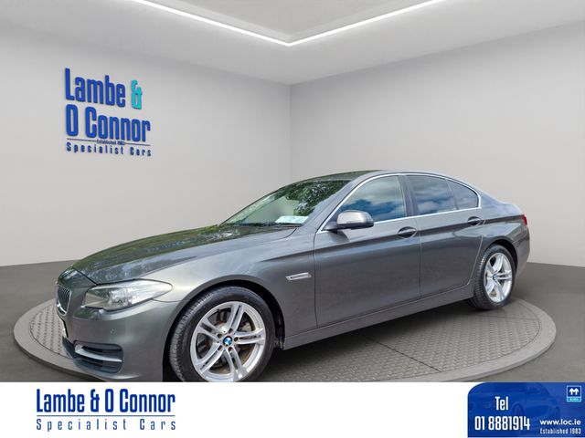 Image for 2014 BMW 5 Series 520D SE AUTO * GREY MET / BLACK LEATHER * SAT NAV * SERVICE HISTORY * BEST VALUE * 
