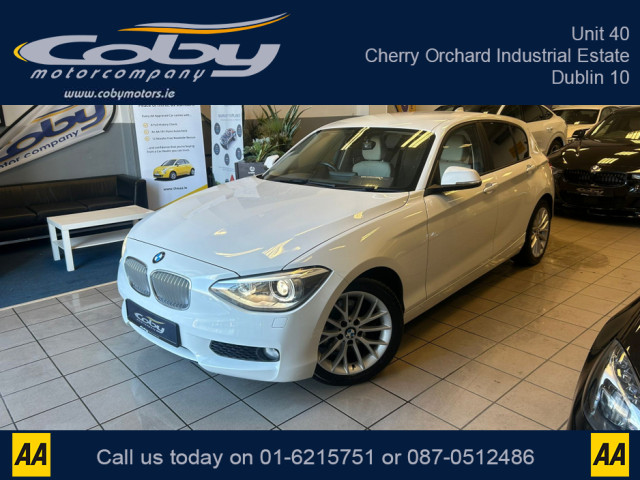 Image for 2014 BMW 1 Series 1.6 5DR AUTO. Sat Nav, Pristine Car with only 84km, 2 Keys, New NCT done before collection. Full Leather, Alloy Wheels, Dual Climate Control, Heated Seats, Reverse Camera, Bluetooth, MFSW and more.