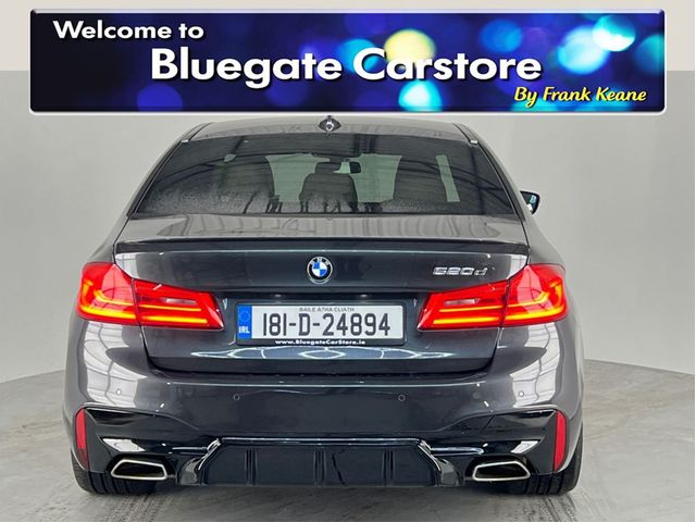 Image for 2018 BMW 5 Series M SPORT **CREAM LEATHER INTERIOR**FRONT HEATED SEATS**19" M SPORT ALLOYS**DRIVE MODES**MULTIFUNCTIONAL STEERING WHEEL**PARKING SENSORS**KEYLESS START**BLUETOOTH**ISOFIX**FINANCE AVAILABLE**