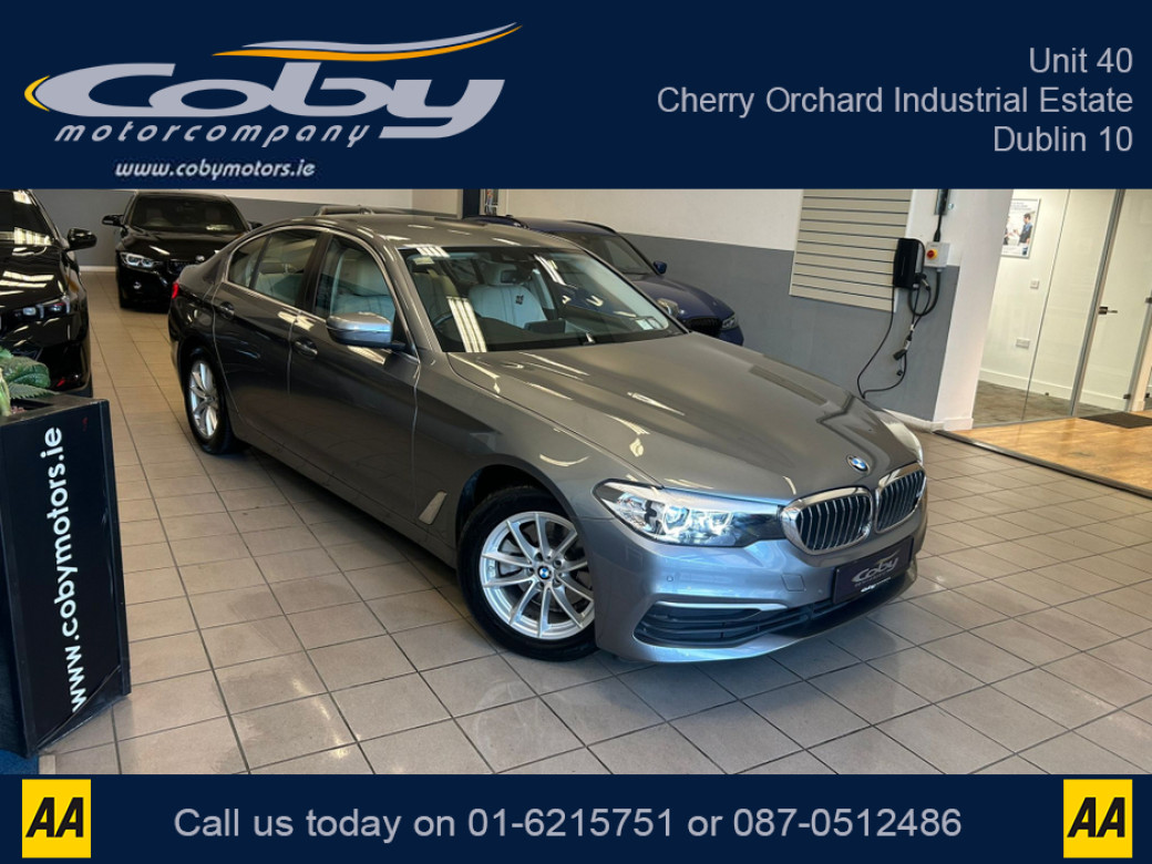 Image for 2020 BMW 5 Series 2.0 Diesel Saloon 4DR AUTO. NCT, Full Leather, Only 61km, Alloy Wheels, Dual Climate Control, Paddle Shift, Mirror Link, Parking Sensors, Bluetooth, MFSW, Automatic Lights &amp; Wipers and more.