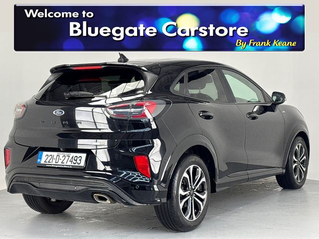 Image for 2022 Ford Puma ST-LINE 5DR 1.0T 125 MHEV**MULTIFUNCTIONAL STEERING WHEEL**DIGITAL DASH**REVERSE CAMERA**TOUCH SCREEN MEDIA DISPLAY**REVERSE CAMERA**BLACK CLOTH INTERIOR**BLUETOOTH**NAVIGATION**FINANCE AVAILABLE**