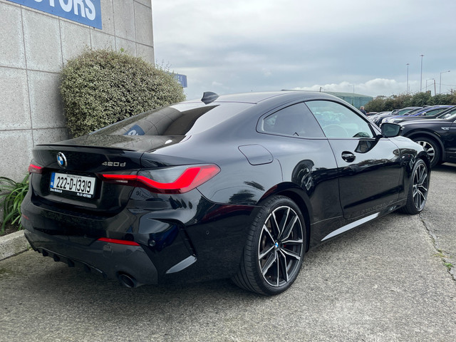 Image for 2022 BMW 4 Series 420D M-SPORT COUPE AUTOMATIC 2.0 DIESEL //HIGH SPEC//FULL LEATHER HEATED SEATS//KEYLESS ENTRY//SUNROOF//BMW HI FI SOUND SYSTEM//HEATED STEERING WHEEL//