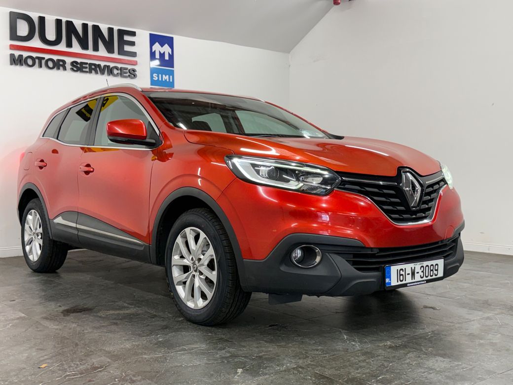 Image for 2016 Renault Kadjar **DYNAMIQUE MODEL **CRUISE CONTROL **DUAL DIGITAL CLIMATE CONTROL **LANE ASSIST **DIGITAL CLUSTER **TOUCHSCREEN BLUETOOTH RADIO **SAT NAV **AUTO START STOP **ECO MODE **MULTI FUNCTION STEERING WHEEL 