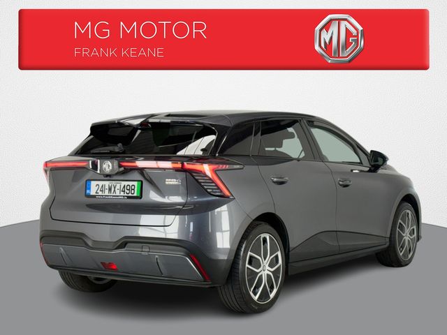 Image for 2024 MG 4 EV LR - EXCLUSIVE- 64KWH **FULL BLACK HALF LEATHER INTERIOR**APPLE CARPLAY**ANDROID AUTO**TOUCHSCREEN INFOTAINMENT SYSTEM**FULL DIGITAL DASH**ELECTRIC HANDBRAKE**BLIND SPOT DETECTION**DRIVE MODES**