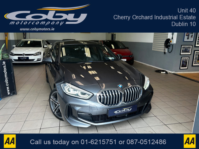 Image for 2020 BMW 1 Series I M SPORT 5DR Petrol Manual. Immaculate Car with only 62km, NCTd, Service History. Full M Sport Spec, Sat Nav, Cruise Control, Heated Seats, MFSW, Media, Parking Sensors, Full Electrics and much more.