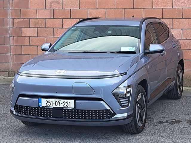 Image for 2025 Hyundai Kona Premium Model with 65kWh battery and range of 512 Kms.