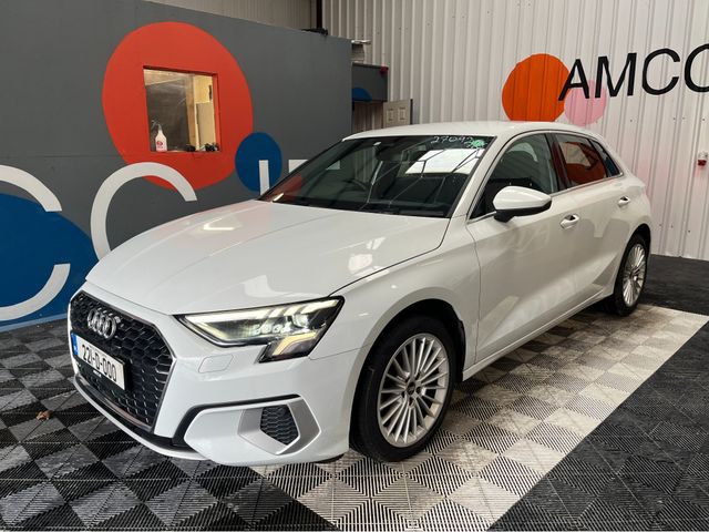 Image for 2022 Audi A3 €26950 2022 AUDI A3 SPORTBACK 30TFI 1.0 AUTOMATIC / REVERSE CAMERA / PADDLE SHIFTERS / HEATED & ELECTRIC SEATS / CRUISE CONTROL 