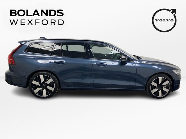 Image for 2025 Volvo V60 Denim Bleu Plus with Charcoal Nappa leather