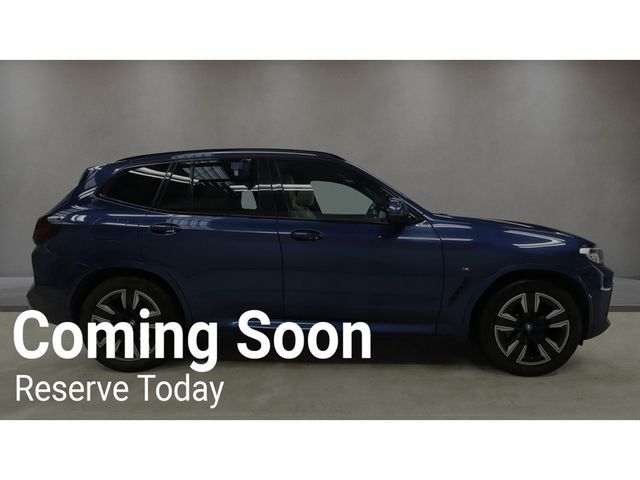 Image for 2022 BMW iX3 M SPORT (PAN ROOF / OYSTER LEATHER) AUTOMATIC **ONE OWNER / APPLE CARPLAY / DRIVING ASSISTANT PRO / ELECTRIC SUNROOF / HEATED STEERING WHEEL / REVERSE CAMERA / SAT NAV / WIRELESS PHONE CHARGING**