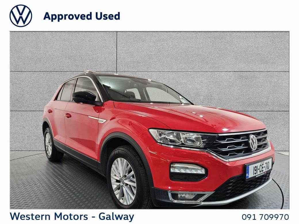 Image for 2019 Volkswagen T-Roc 1.0 TSI 115 bhp "Design", Tiny Kms, Class Colour, Parking Sensors, Privacy Glass, Adaptive Cruise Control, App Connect, Alloys + much more