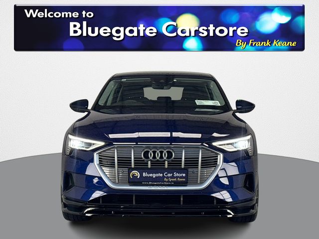 Image for 2022 Audi e-tron 50 QUATTRO WITH KIT**BLACK LEATHER INTERIOR**FRONT HEATED SEATS**TOUCH SCREEN MEDIA DISPLAY**APPLECARPLAY**REVERSE CAMERA**DRIVE SELECT MODES**ELECTRIC TAILGATE**MULTIFUNCTIONAL STEERING WHEEL**