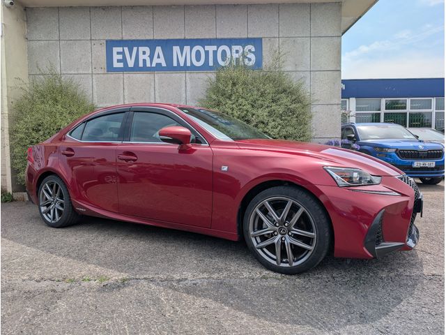 Image for 2017 Lexus IS 300h F SPORT AUTOMATIC HYBRID 2.5 PETROL //LOW MILES//HALF RED LEATHER HEATED ELECTRIC SEATS//REVERSE CAMERA//ADAPTIVE CRUISE CONTROL//KEYLESS ENTRY//