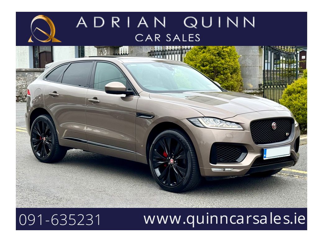 Image for 2016 Jaguar F-Pace 3.0d R-SPORT AWD S 300 BHP AUTO==LOW MILEAGE==1 OWNER==COST €98K NEW==