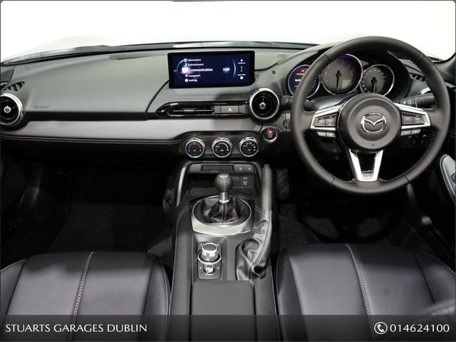 Image for 2026 Mazda MX-5 1.5 EXCLUSIVE LINE ST 131PS*@ MAZDA SOUTH DUBLIN, ALL NEW MAZDA MX-5 EXCLUSIVE-LINE ST MODEL AVAILABLE FOR IMMEDIETE DELIVERY. KEYLESS ENTRY, HEATED SEATS, AERO GREY WITH BLACK LEATHER, BOSE SOUND