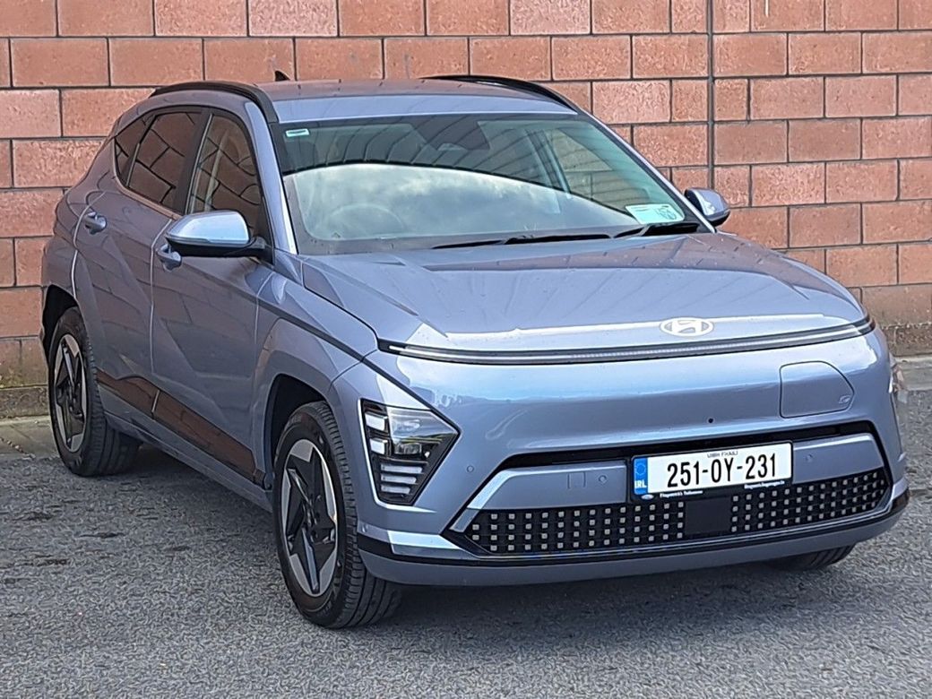 Image for 2025 Hyundai Kona Premium Model with 65kWh battery and range of 512 Kms.