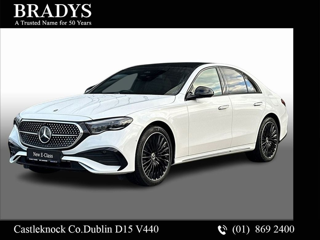 Image for 2026 Mercedes-Benz E Class E300de AMG Plus Premium Package--Hyperscreen, Panoramic Sunroof, Night Pack, 20" AMG Alloys, Leather Pack, Carbon Fibre Interior