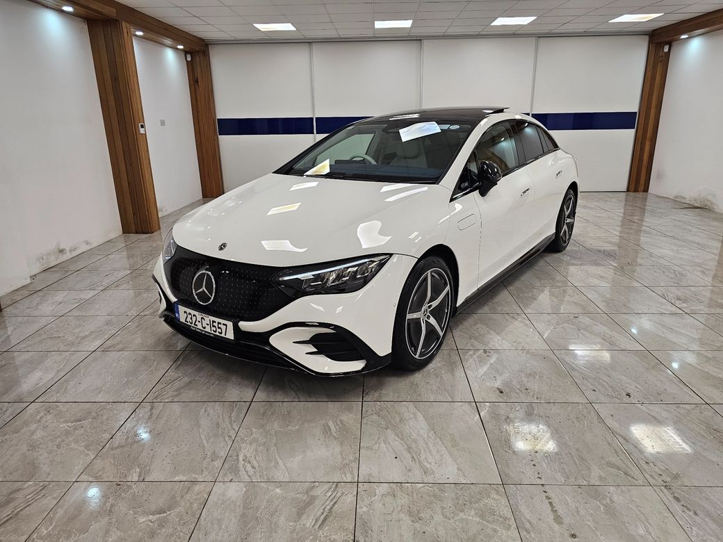 Image for 2023 Mercedes-Benz EQE WHITE WITH CREAM INTERIOR // SUNROOF