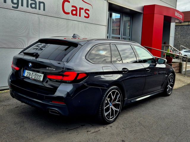 Image for 2023 BMW 5 Series 530e M Sport Pro Plug-In Hybrid Touring, 19” Diamond Cut Alloys, Privacy Glass, Black Leather, Heated Seats, CarPlay, Reverse Camera, Electric Tailgate, Parking Sensors 