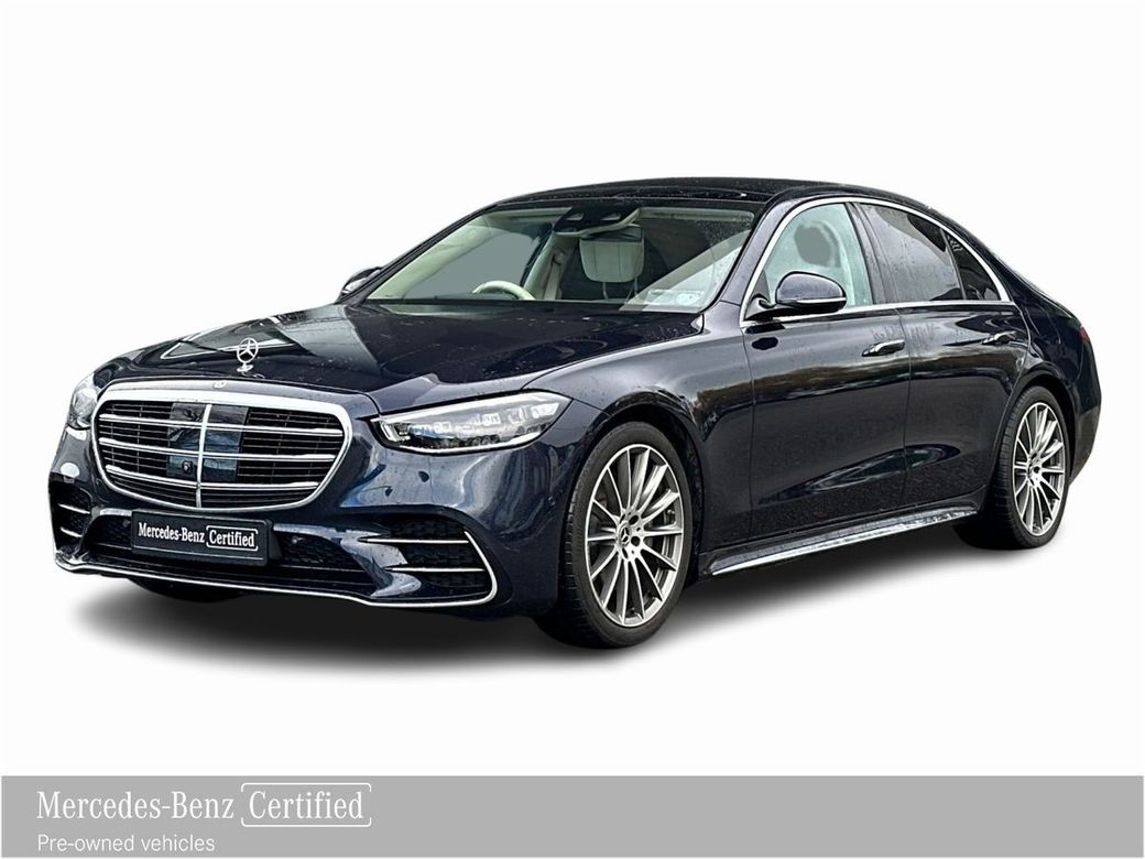 Image for 2024 Mercedes-Benz S Class S 450e AMG Line--Panoramic Sunroof, Nappa Leather, 20" Multispoke Alloys, Burmester Sound, Airmatic Suspension, Driver Assistance Pack, Memory Package, Urban Guard