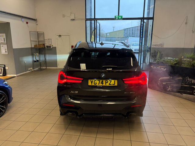 Image for 2024 BMW X3 M Sport Pro Pack XDRIVE30E AUTO. Pristine Car with only 12km, Full Body Kit, Leather, 2 Keys. 20'' Alloy Wheels, Mirror Link, Dual Climate, Cruise, Heated Seats, Sat Nav, Reverse Cam, MFSW & more