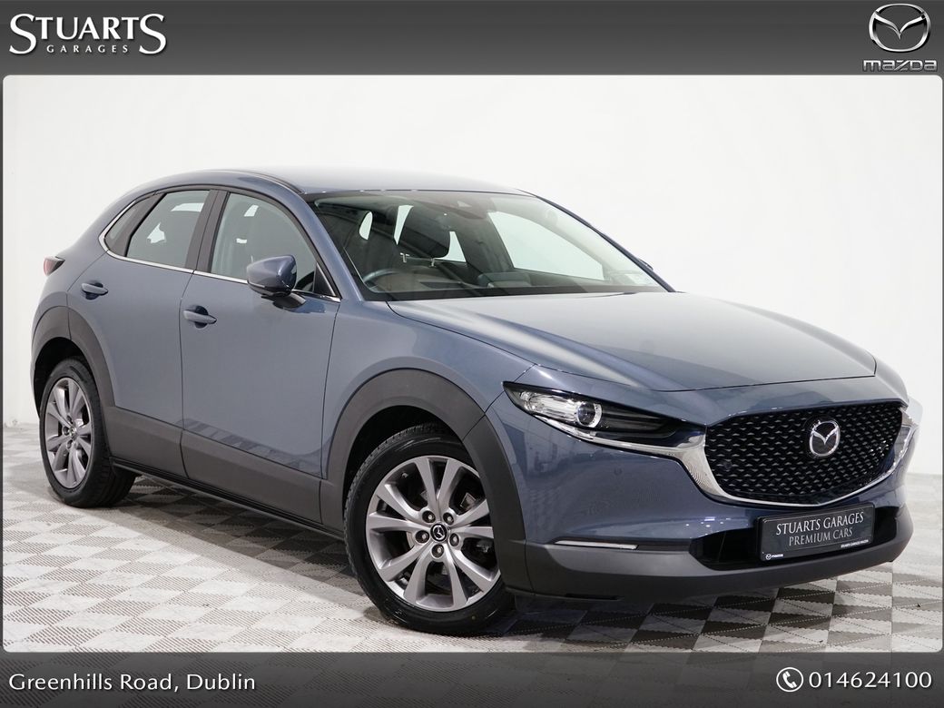 Image for 2020 Mazda CX-30 M Hybrid GT 4DR 2.0 PETROL 122PS GT POLYMETAL GREY WITH BLACK LEATHER* LEATHER ELECTRIC HEATED MEMORY SEATS, ELECTRIC TAILGATE, HEADS UP, SAT NAV, DUAL ZONE CLIMATE, 