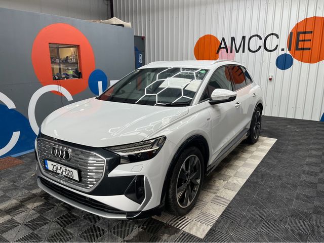 Image for 2023 Audi Q4 e-tron €32950 2023 AUDI Q4 E-TRON 40 S-LINE AUTOMATIC / CRUISE CONTROL / 360° CAMERA / HEATED SEATS / PADDLE SHIFTERS / AMBIENT LIGHTS / APPLE CARPLAY