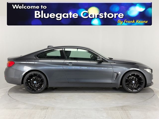 Image for 2017 BMW 4 Series 420I**NEW 19" ALLOYS **Parking Sensors**Sat Navigation**Black Leather Interior**Heated Seats**Foldable Mirrors**Air Conditioning**Multifunctional Steering Wheel**Isofix**Finance Available**